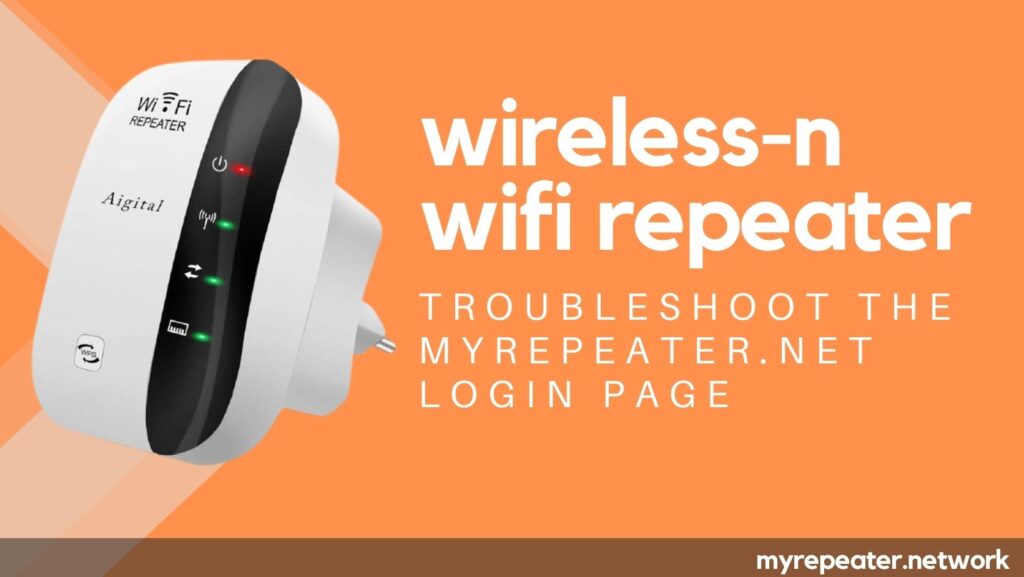 Troubleshoot the myrepeater.net login page
