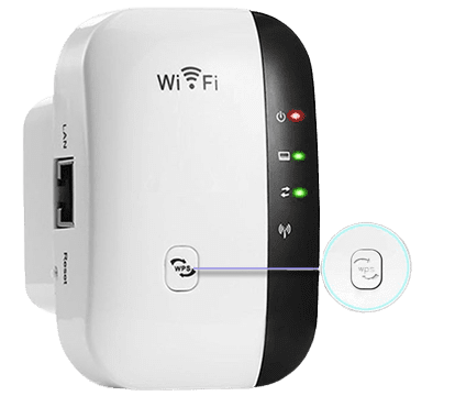 WPS Method for Wireless N WiFi Repeate