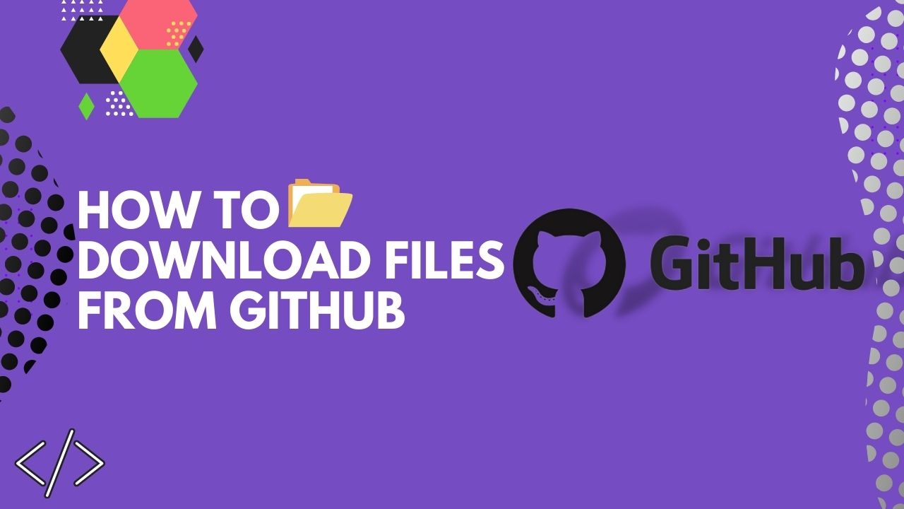 How to download files from GitHub