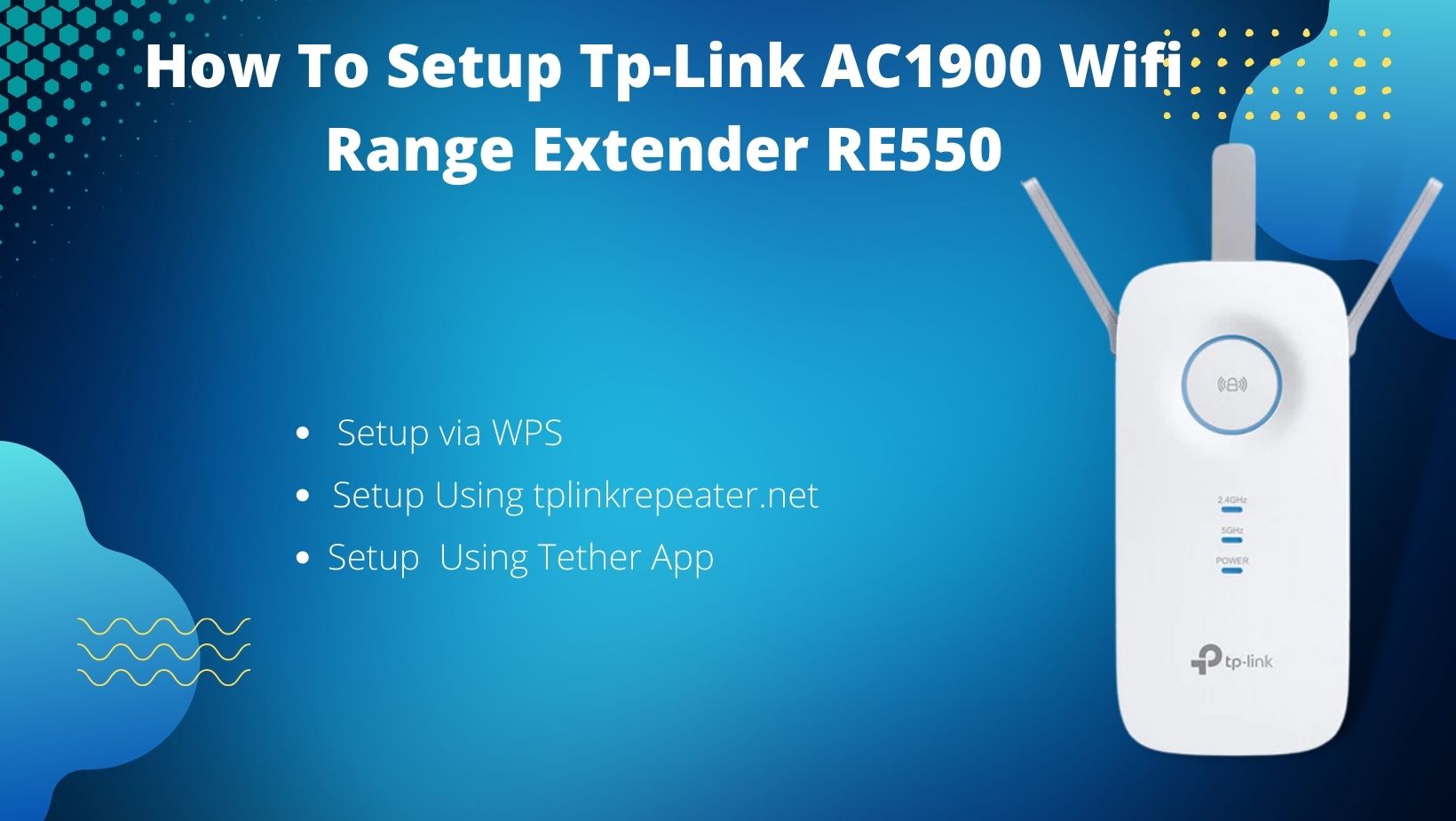 Tp-Link AC1900 Wifi Range Extender RE550