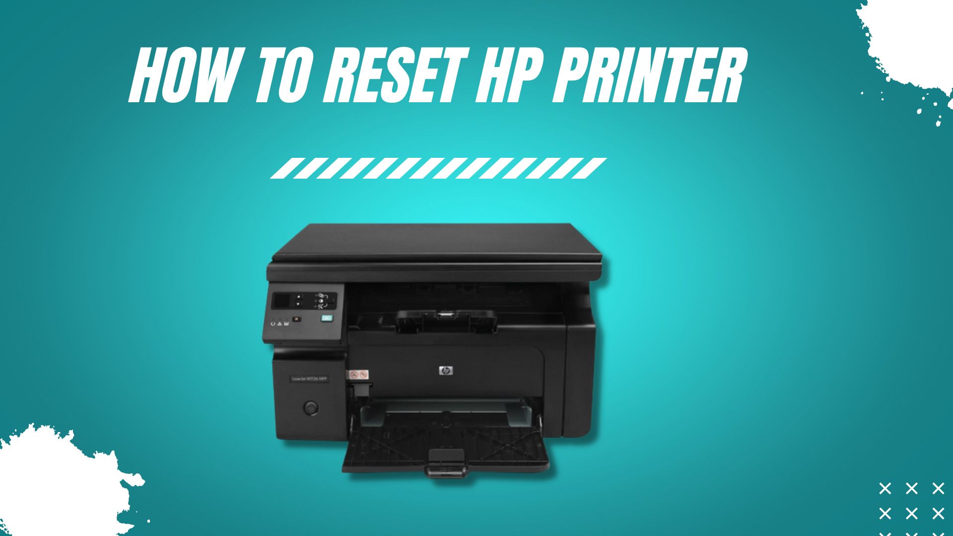 How to reset HP printer