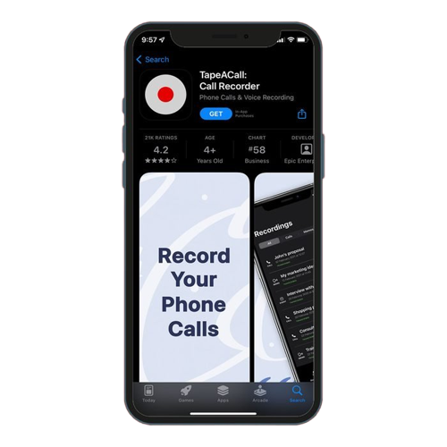 Applications for call recording phone call on iphone