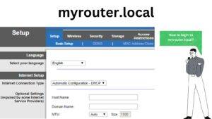myrouter.local login